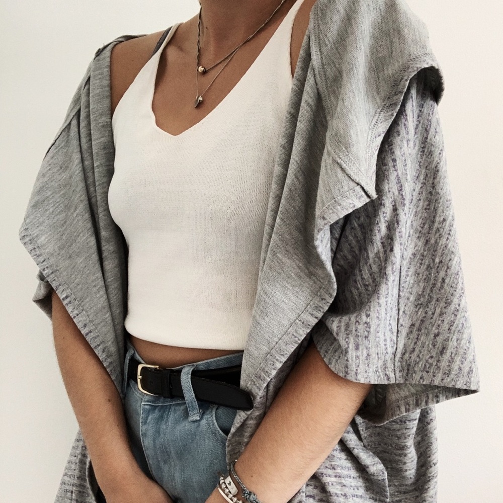Grey victoria secret poncho cardigan
